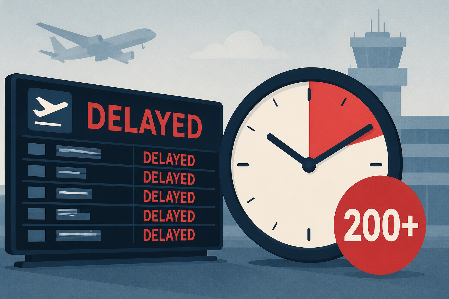 Flight disruptions cause more than 200 delays at RDU: 'It's a mess'
