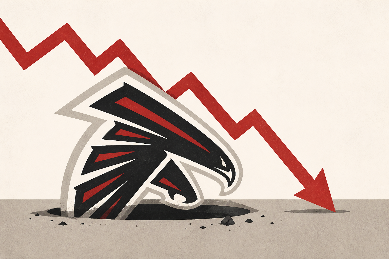 Falcons make embarrassing NFL history in loss to Ravens