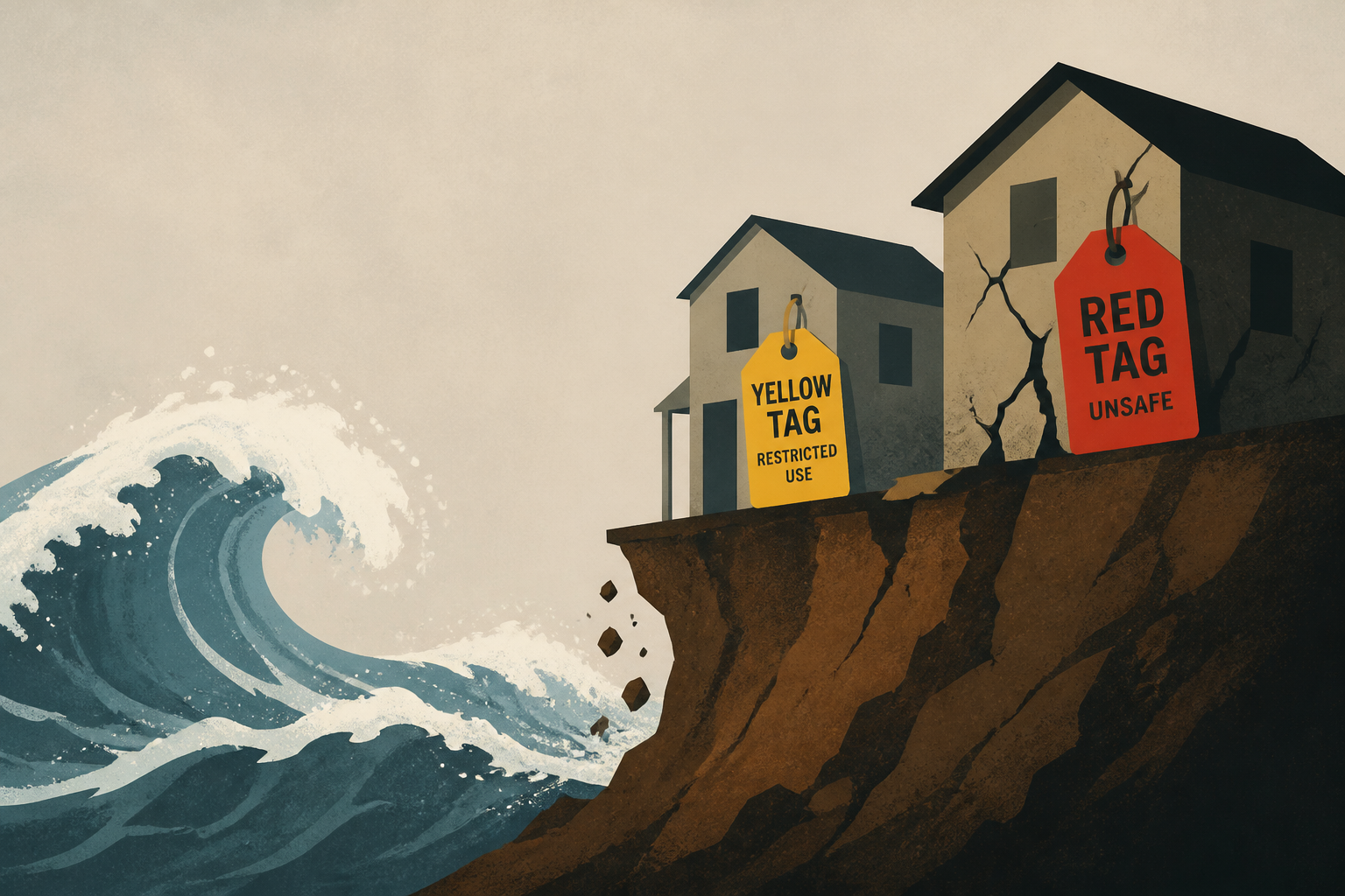 7 homes red-tagged, 13 yellow-tagged in Capistrano Beach as high surf continues to batter OC coast