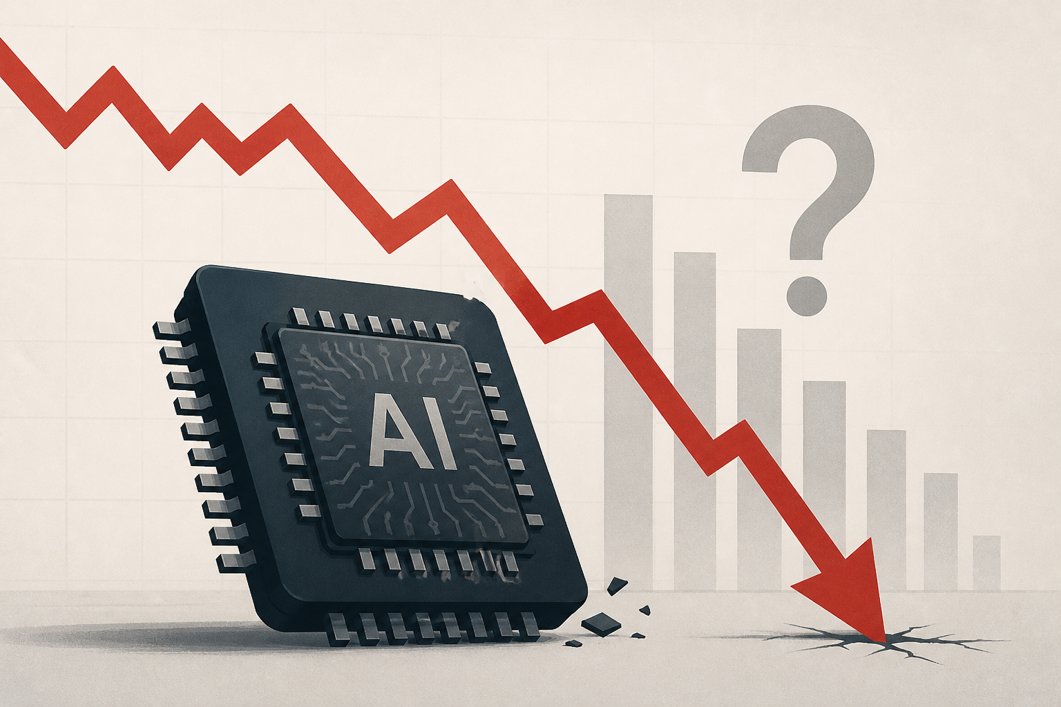 Chip Stocks Fall On AI Funding Concerns