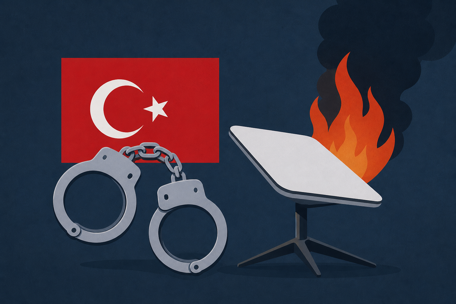 Poland says two Turks arrested over Russia-linked Starlink station fire