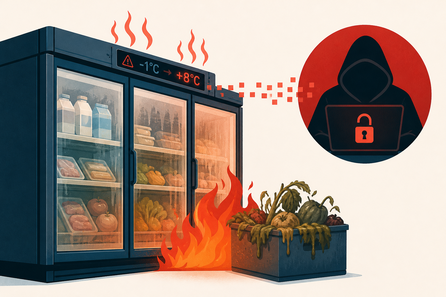 Hackers heat French supermarket fridges, sparking fires and spoiling food