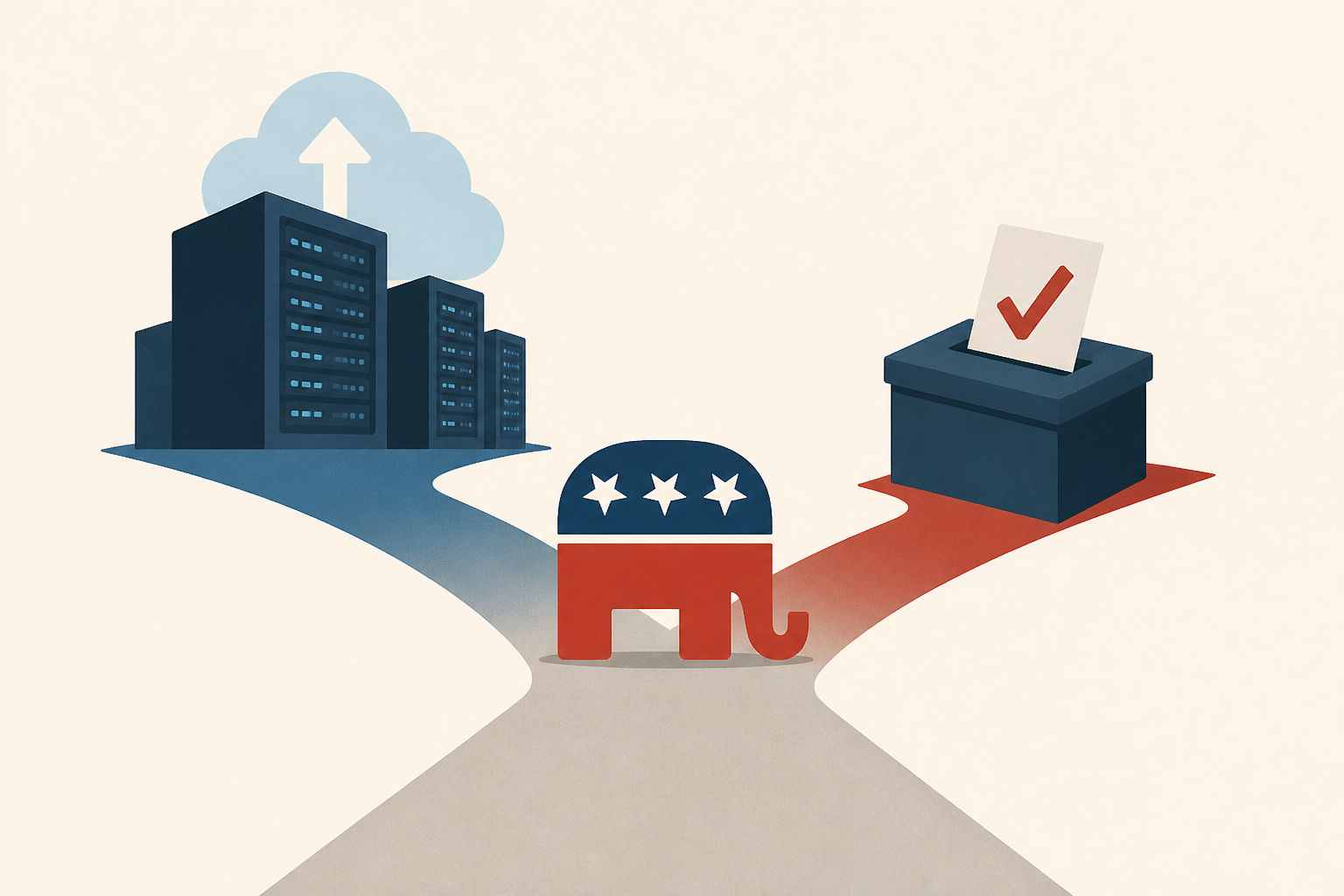 Data center boom puts Republicans in a bind before midterm elections