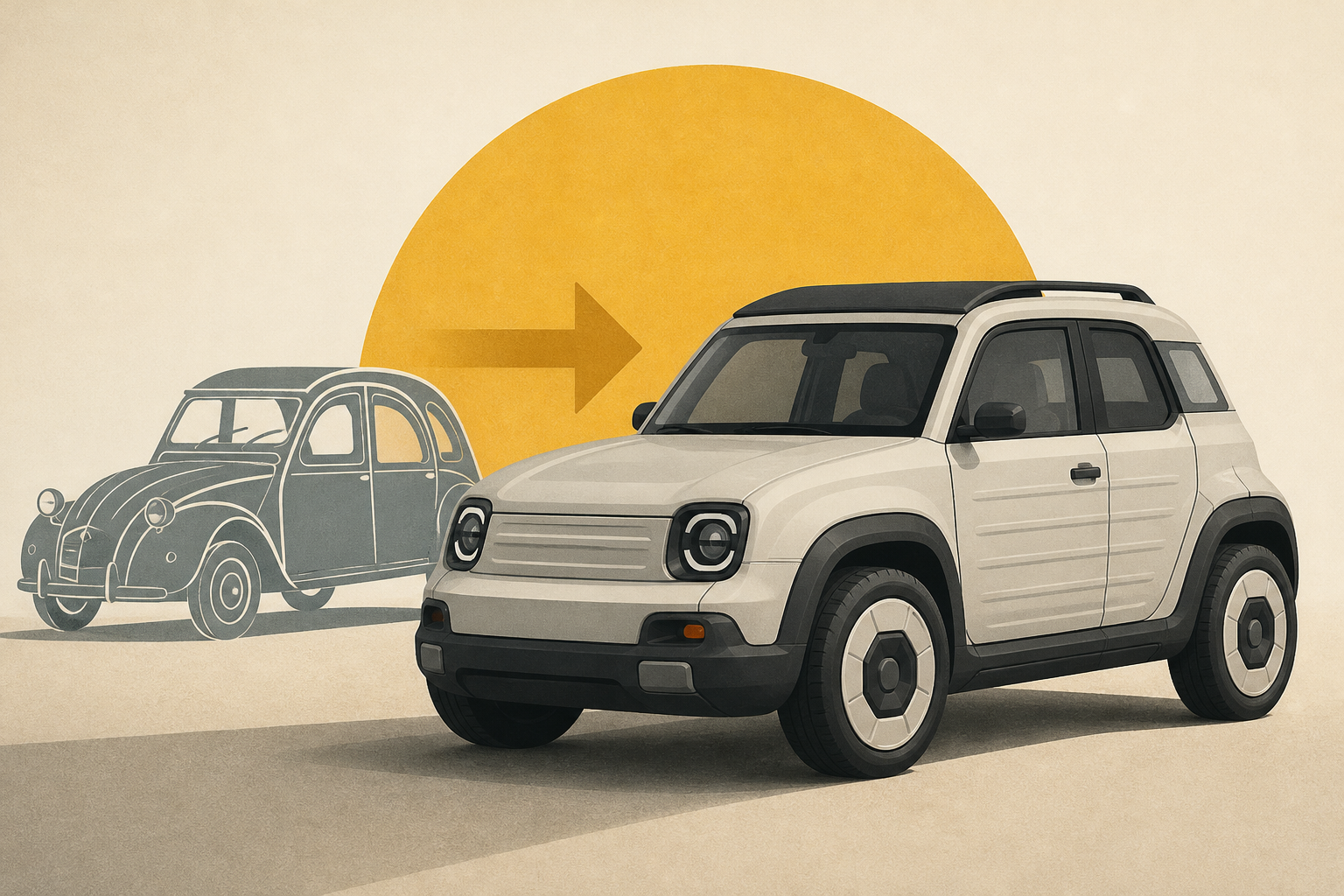 Citroën Reinvents Iconic 2CV As Sub