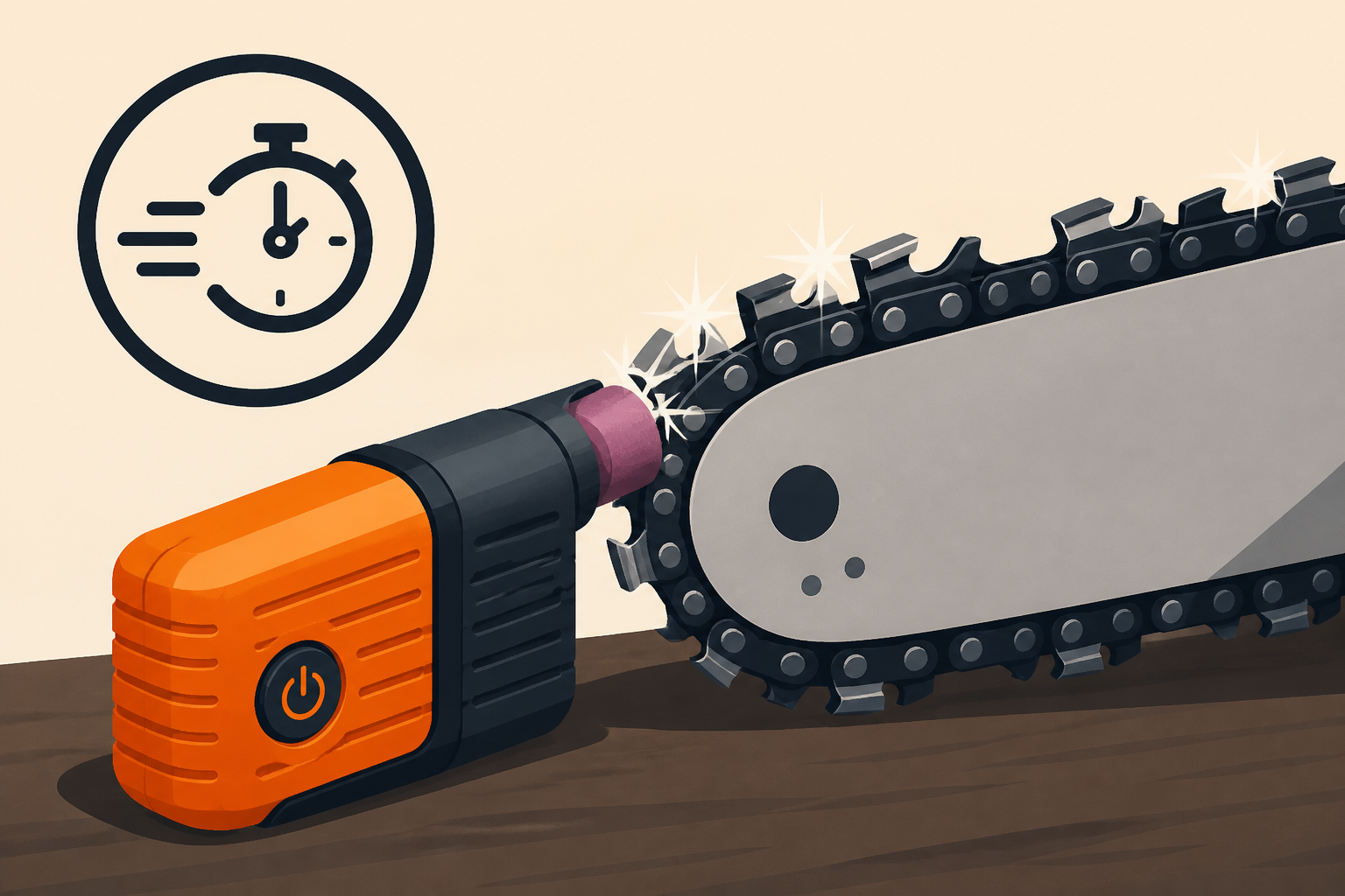 Quickly Sharpen Your Chainsaw Blade Efficiently With A Portable Amazon Find