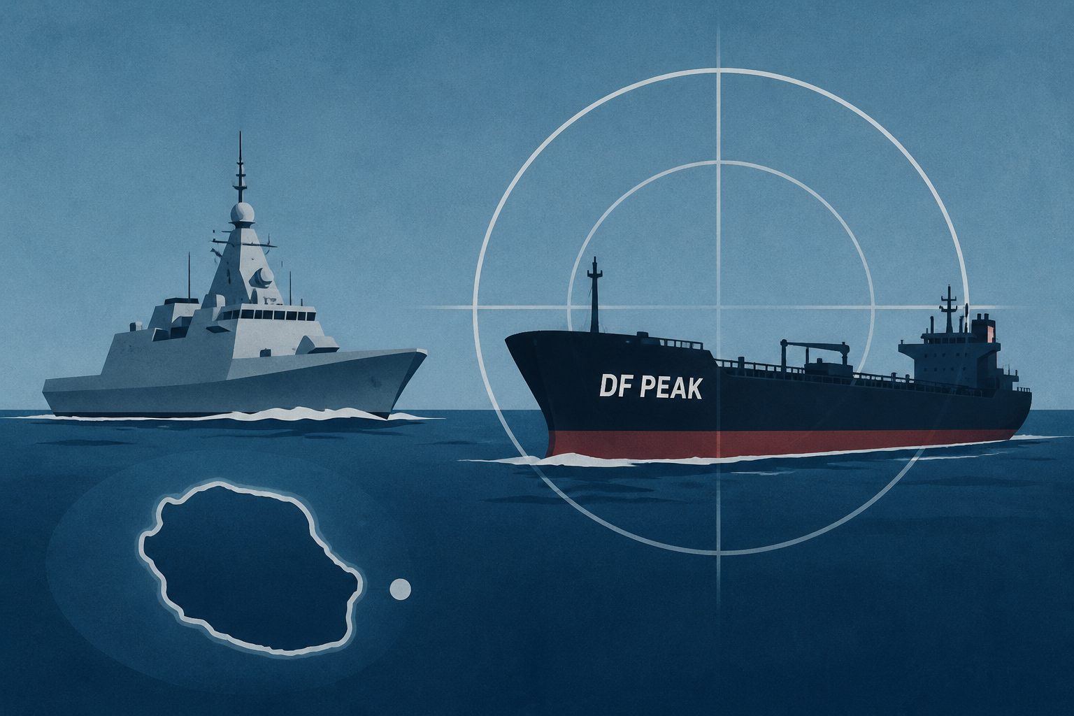 French Navy Intercepts and Boards Shadow Fleet Tanker ‘DF Peak’ South of Réunion
