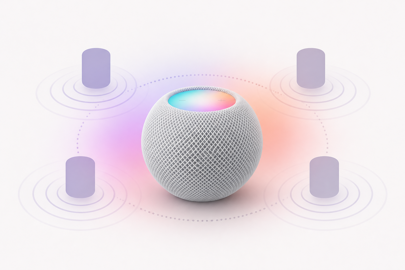 Apple Announces $149 HomePod Mini 2 With Siri AI, 'Sound Glow', and Four-Speaker Surround Sound