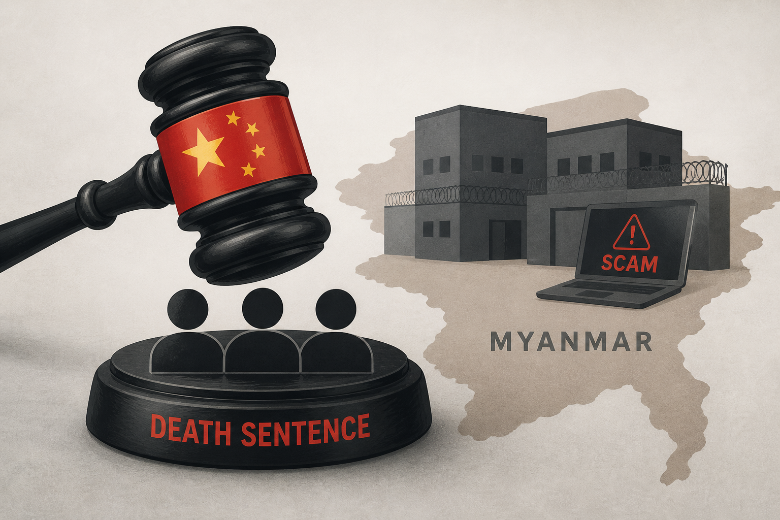 China sentences 3 people to death for running brutal scam centers in Myanmar
