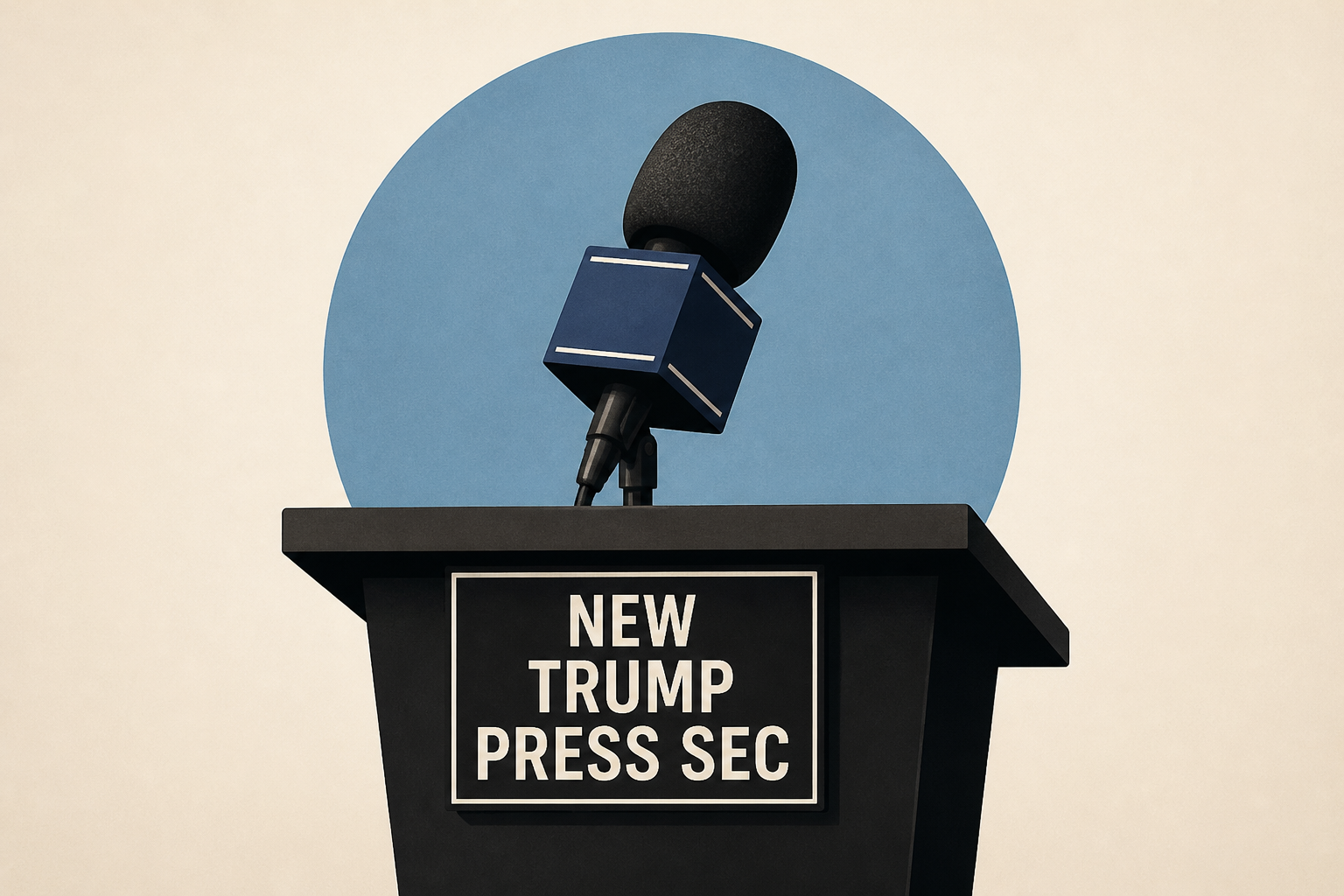 New Trump press sec