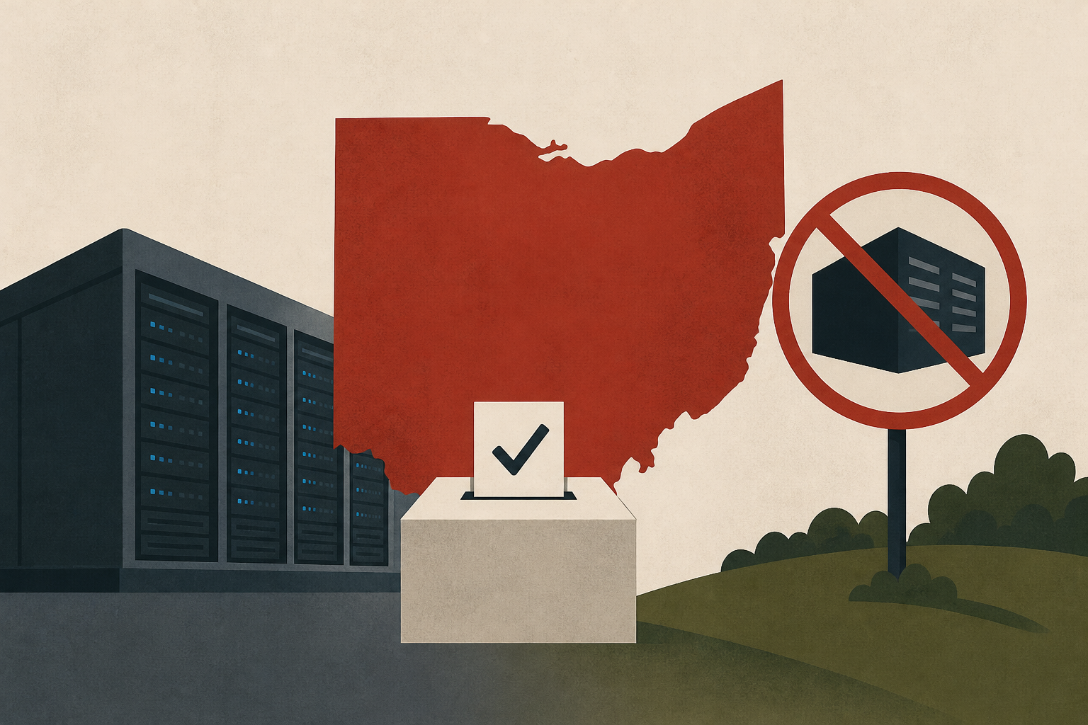 A data center backlash is upending Ohio’s Senate race
