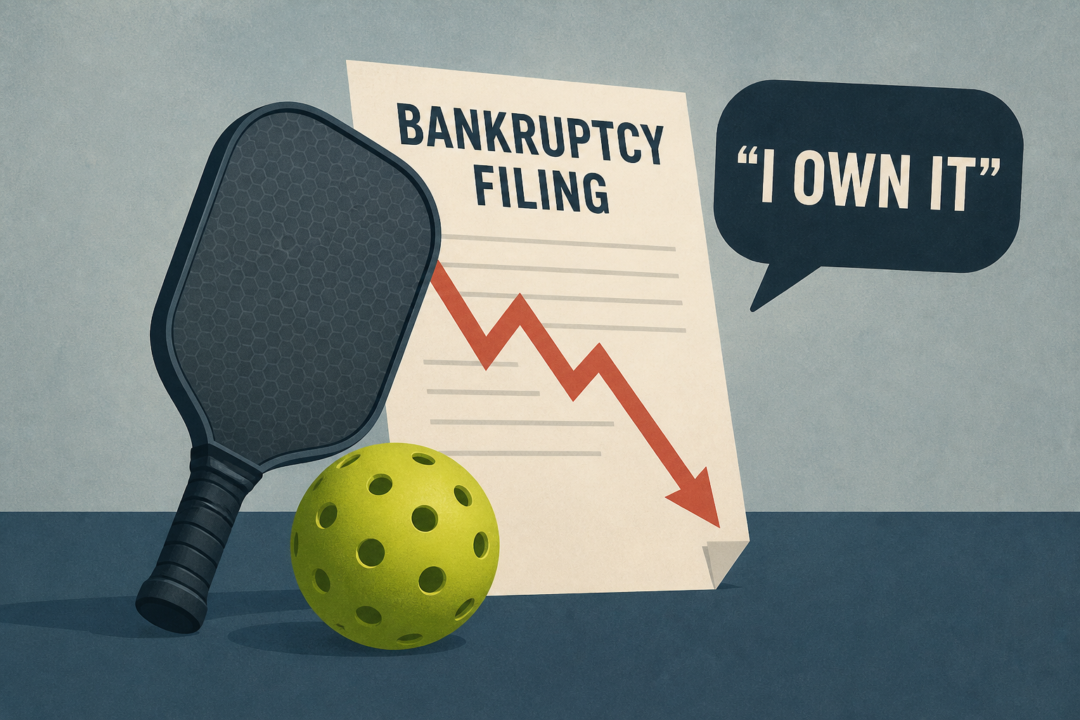 Pickleball company files for bankruptcy as founder acknowledges business mistake: 'I own it'