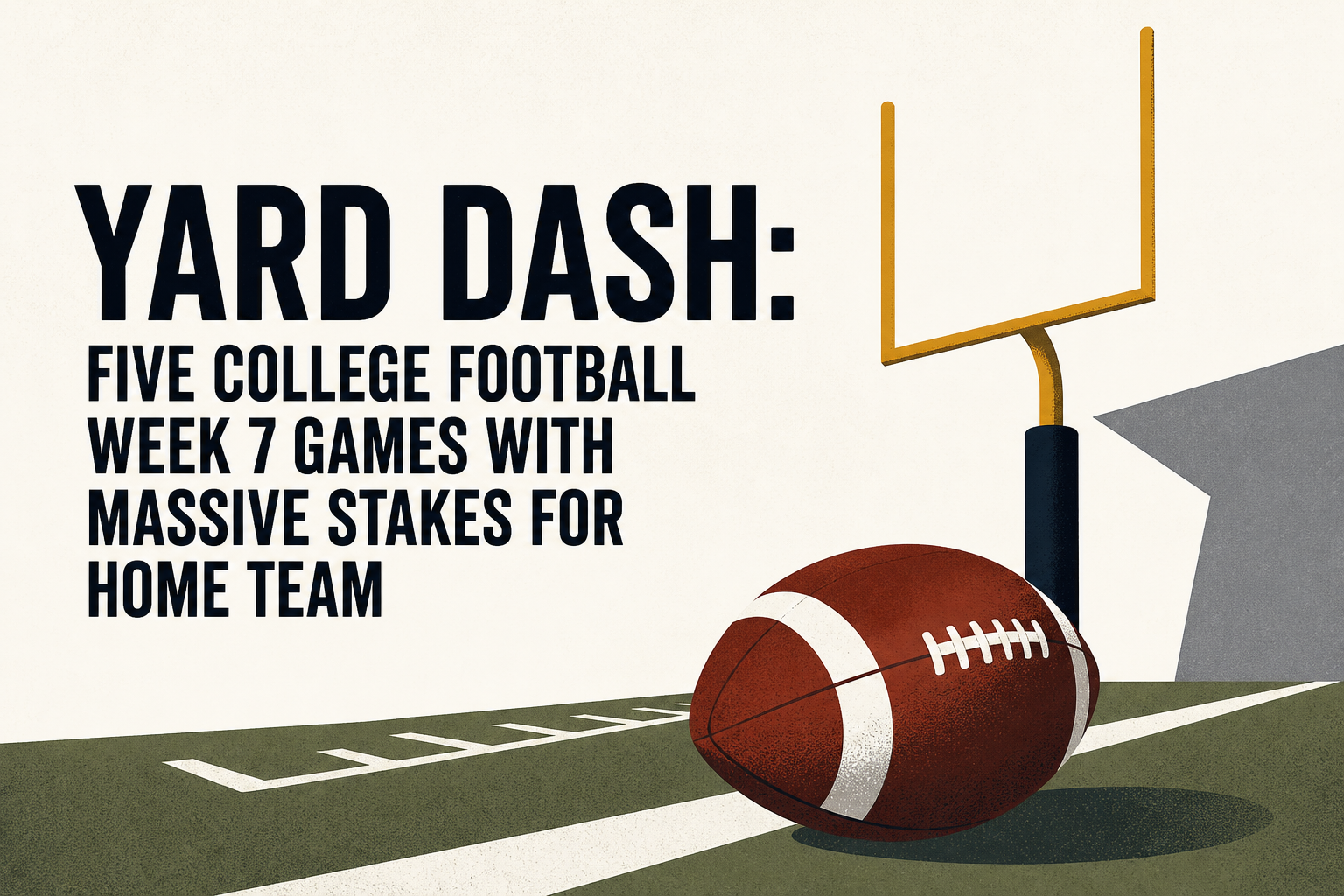 Yard Dash: Five College Football Week 7 Games With Massive Stakes for Home Team