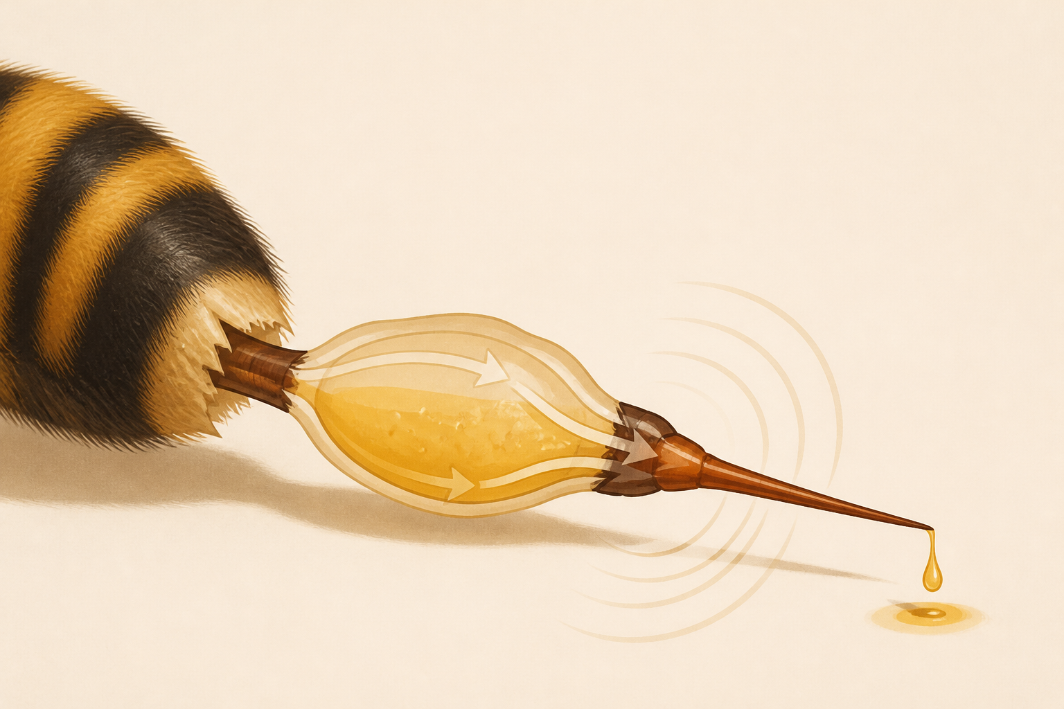 High-speed video reveals how honey bee stingers keep pumping venom after detachment