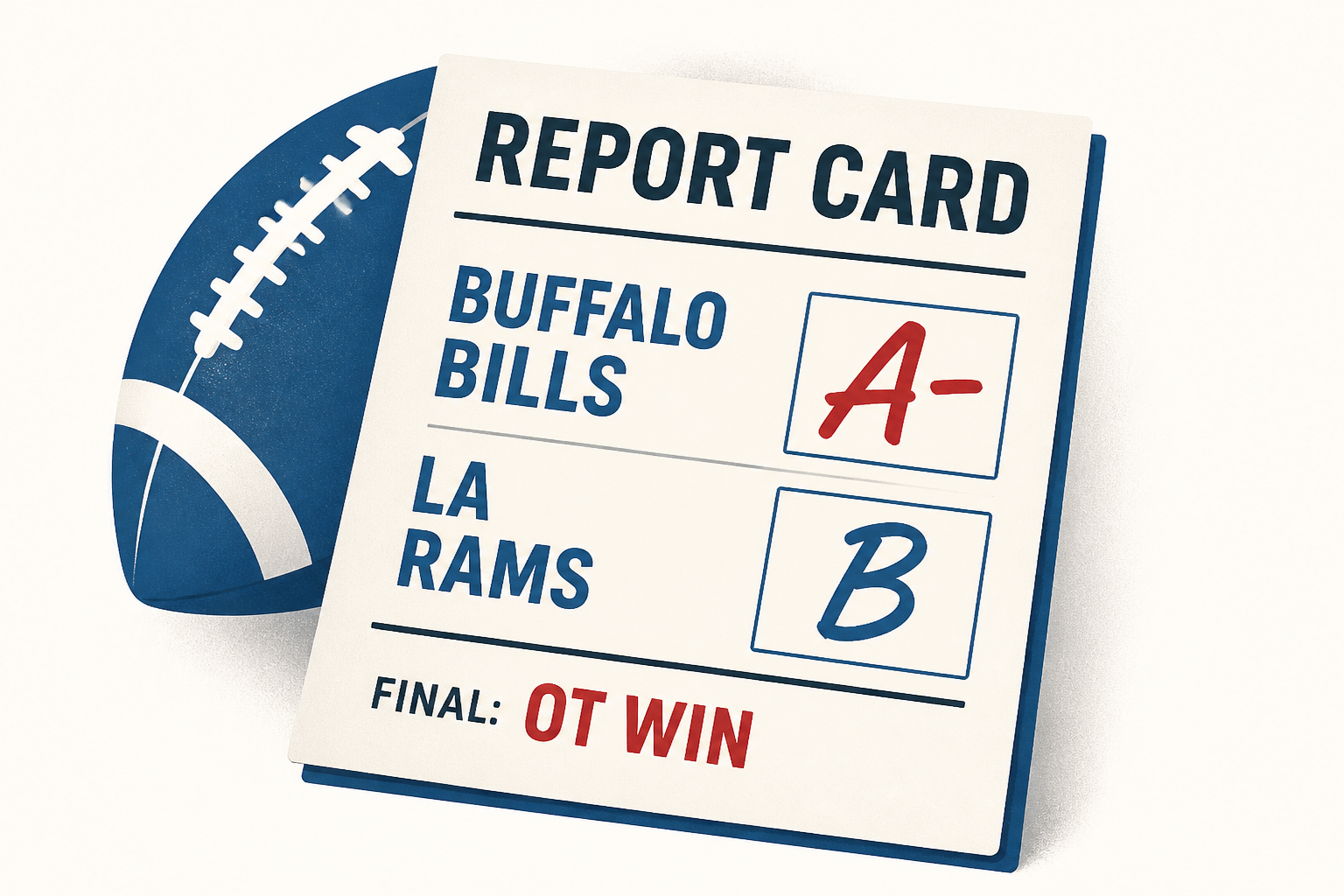 Buffalo Bills report card after overtime win over LA Rams
