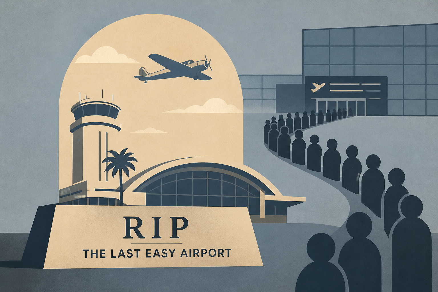 RIP Hollywood Burbank Airport of yore, the last easy airport