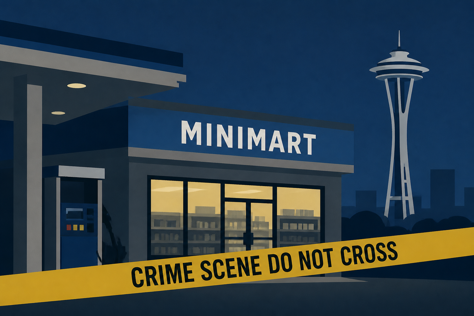 Clerk shot, killed inside gas station minimart near Seattle Center