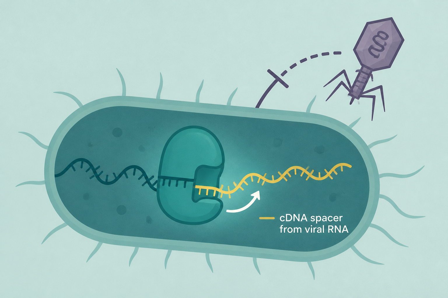Antiviral immunity via telomerase-like reverse transcription in bacteria