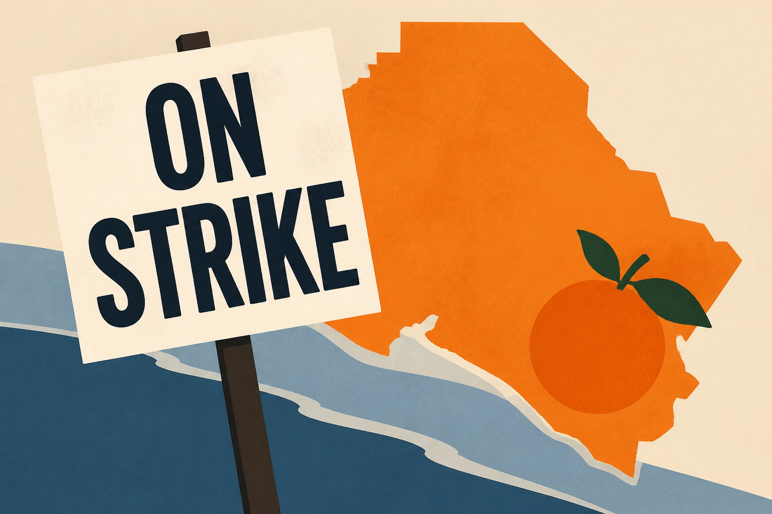 Hundreds of Orange County workers go on strike