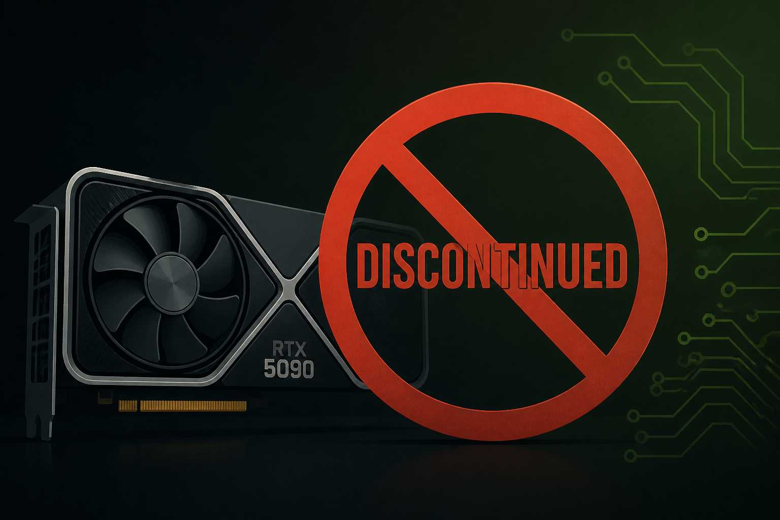 Nvidia Reportedly Discontinues RTX 5090, According to Leaker