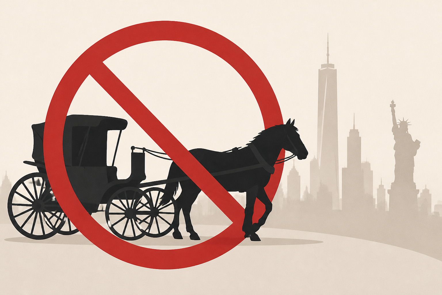 Horse carriages in New York City expected to be outlawed