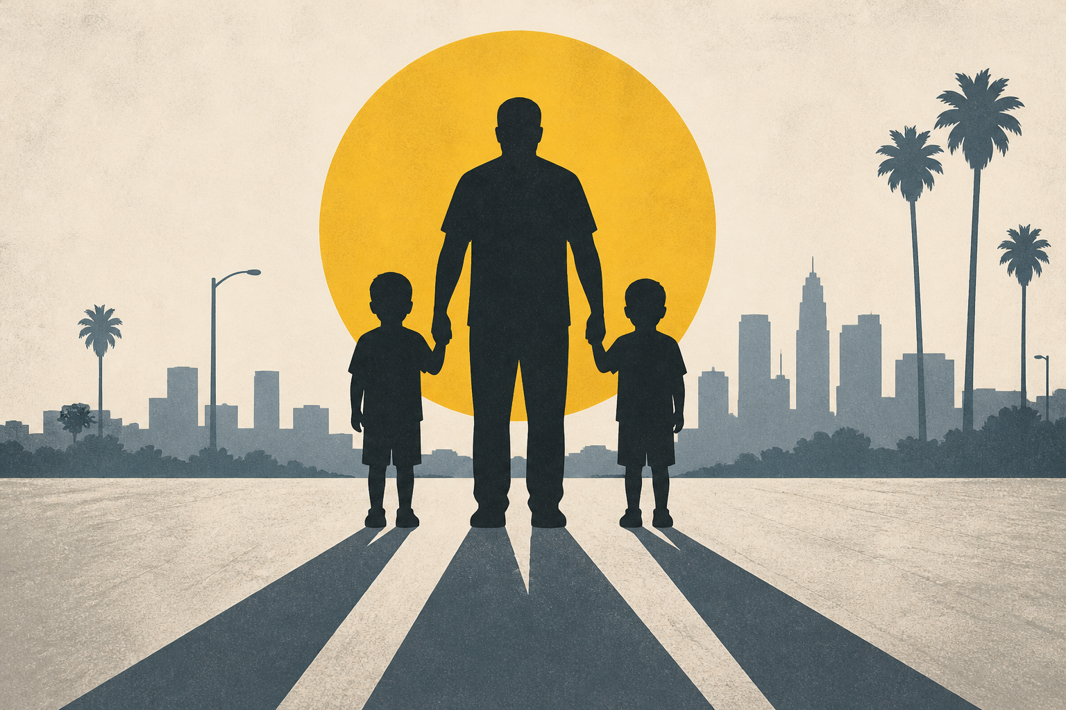 Father executes his two young sons in broad daylight on LA street