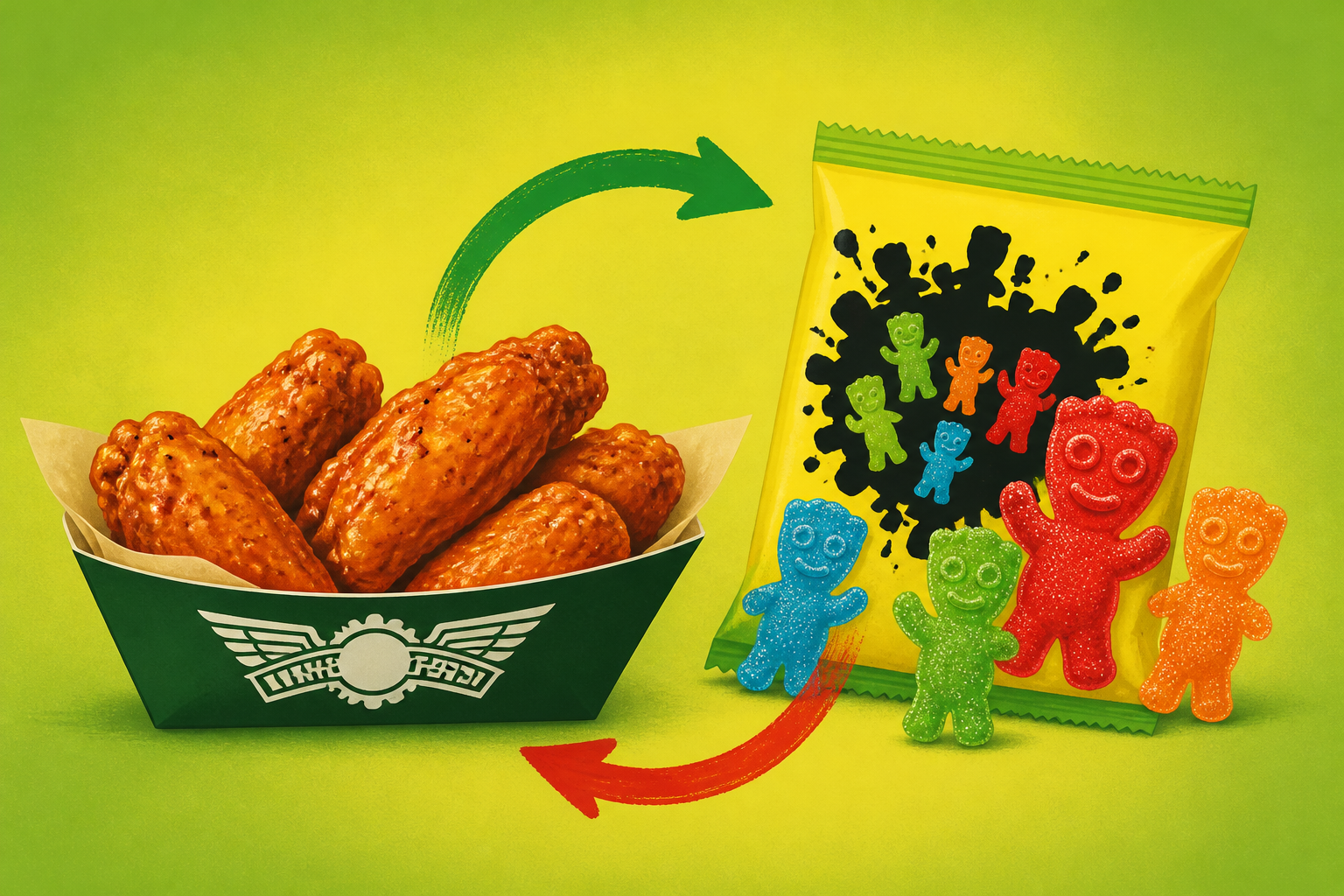 Wingstop launches Sour Patch Kids wings in unexpected candy mashup