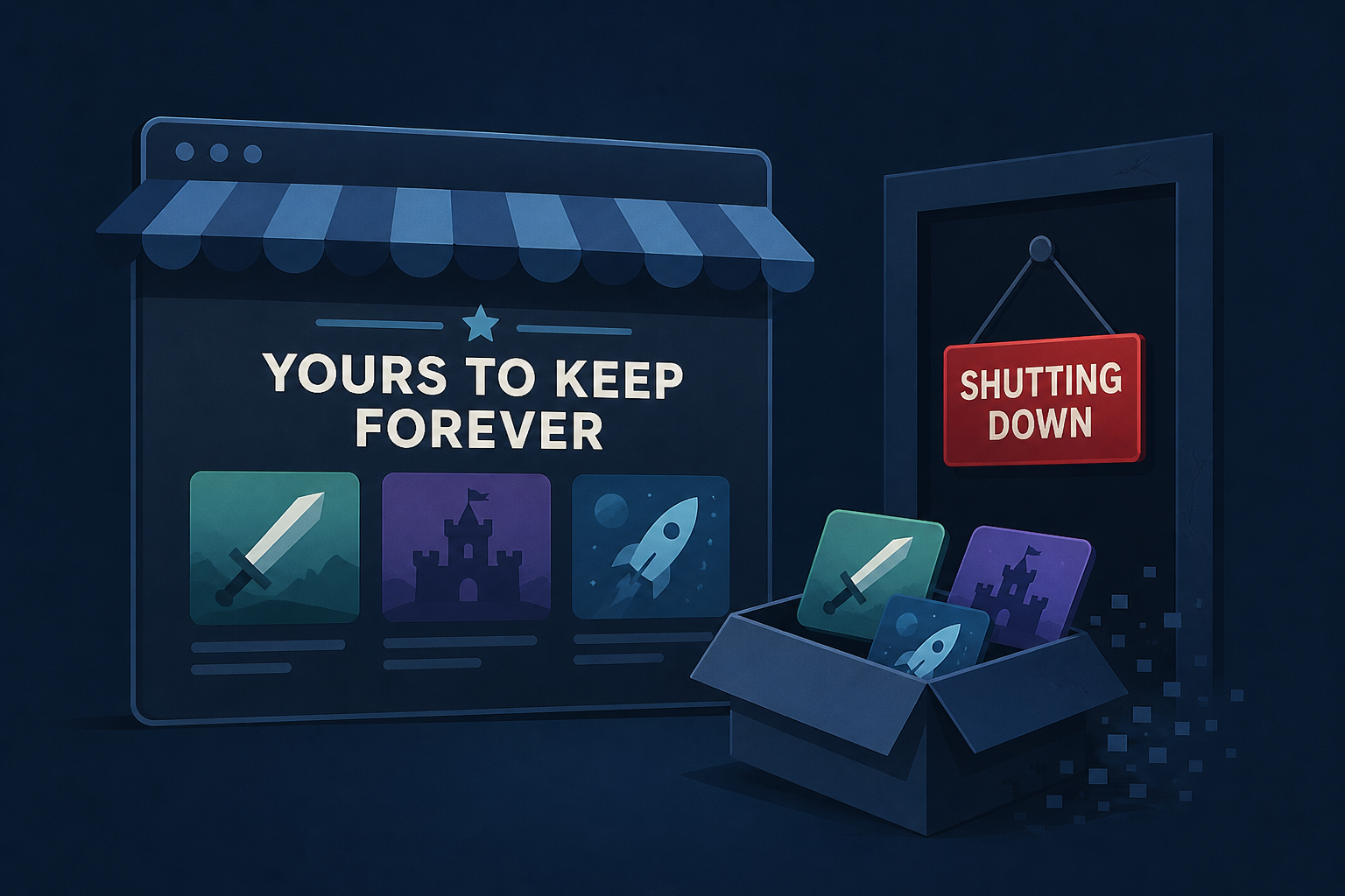 Online Store That Promised Games Were 'Yours To Keep Forever' Is Shutting Down