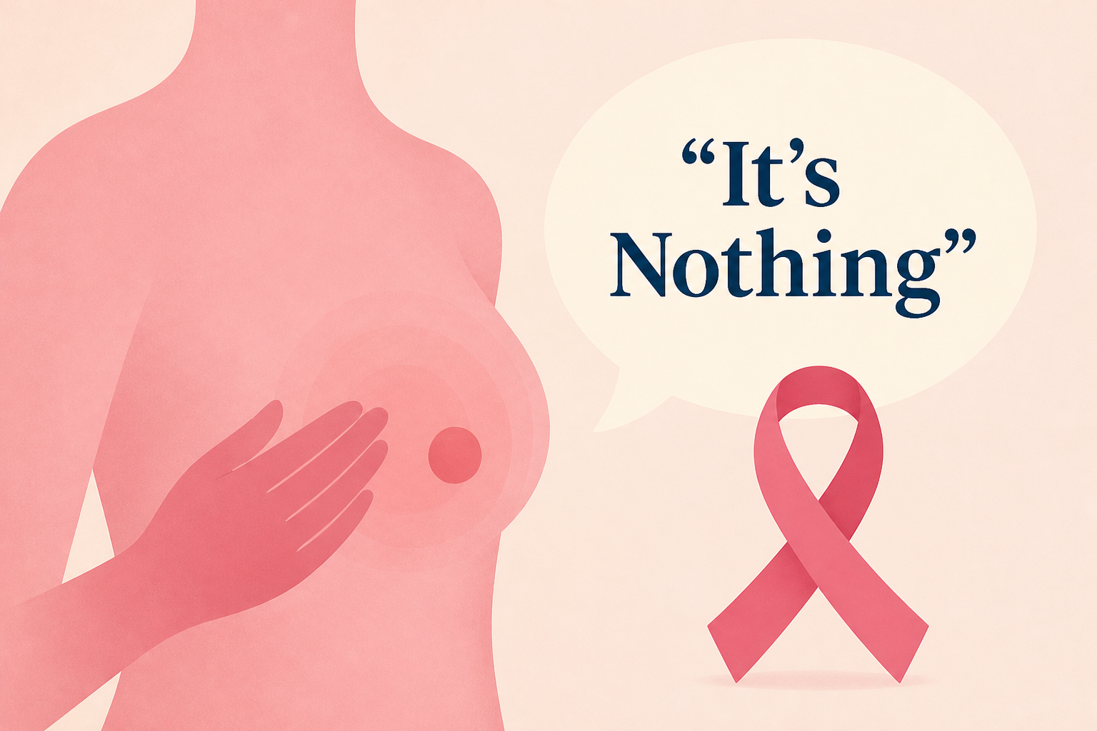 Woman finds lump in breast, then hears two words she never expected
