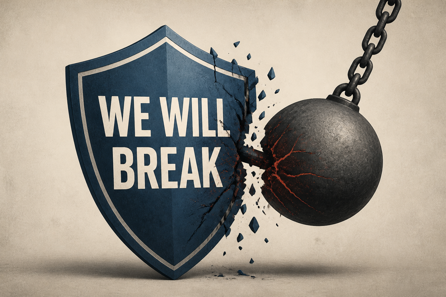 'We will break' forces, destroy 'anything and everything' if you attack