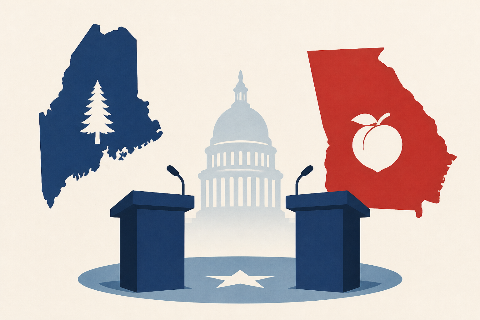 Live updates: Maine and Georgia hold Senate debates as midterm elections near