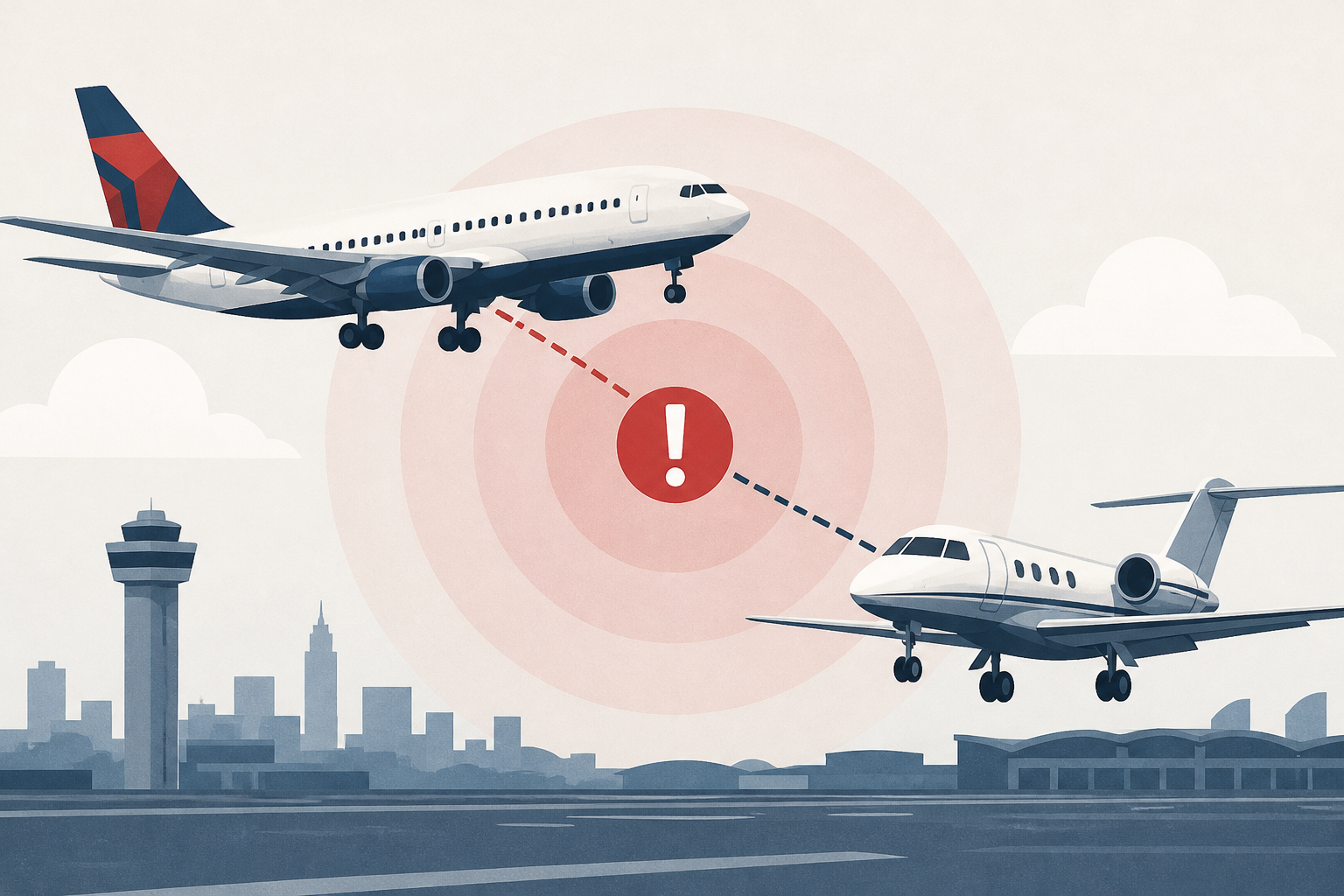 FAA investigating close call at LaGuardia Airport between Delta flight, business jet
