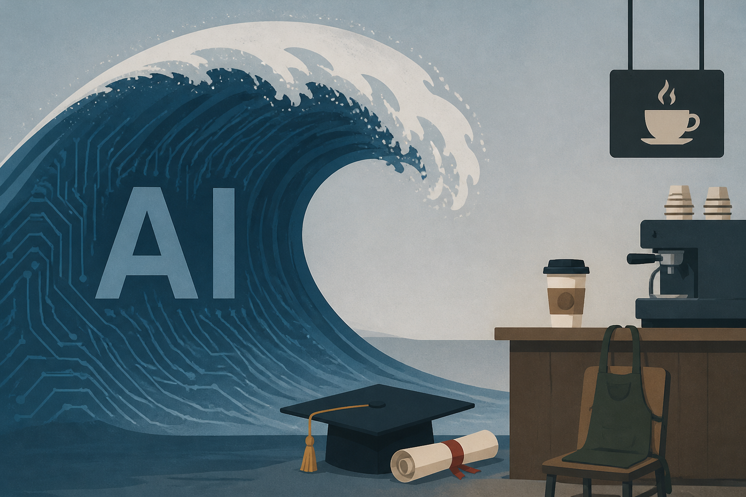 IMF chief warns AI’s ‘slow-moving tsunami’ is coming-and it could leave Gen Z grads as baristas