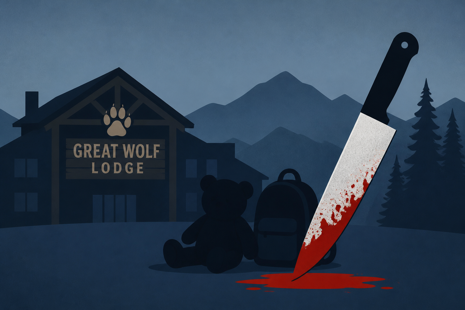 Suicidal woman stabs son, husband to death at Great Wolf Lodge in Pocono Mountains, docs say