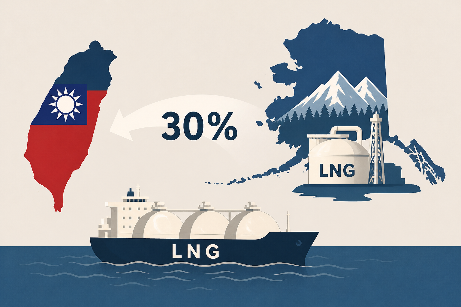 Taiwan agrees to buy 30% of gas from Alaska LNG project, Trump says