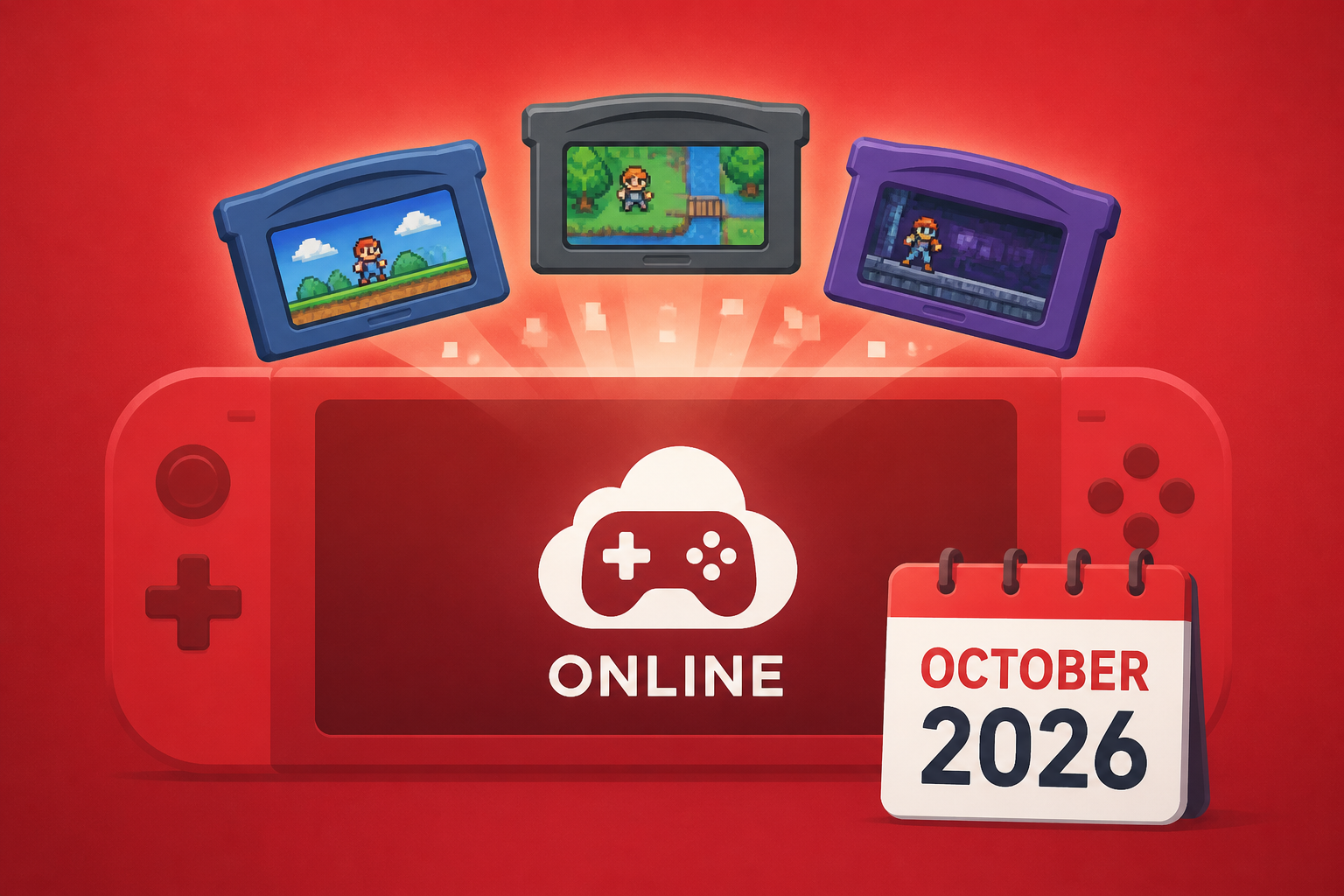 Nintendo Switch Online adds three new GBA games in October 2026 update