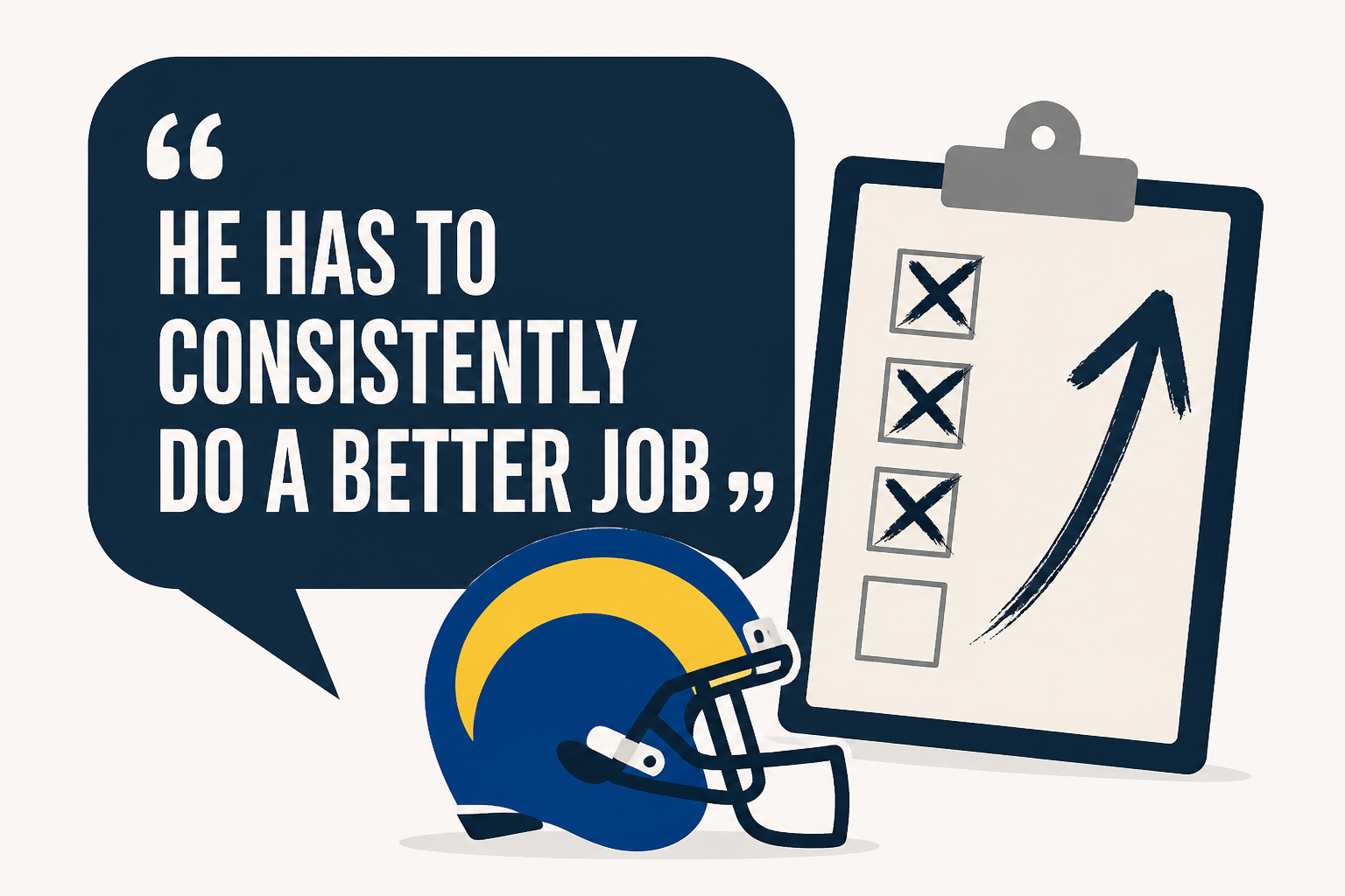 Sean McVay on Alaric Jackson: "He has to consistently do a better job"
