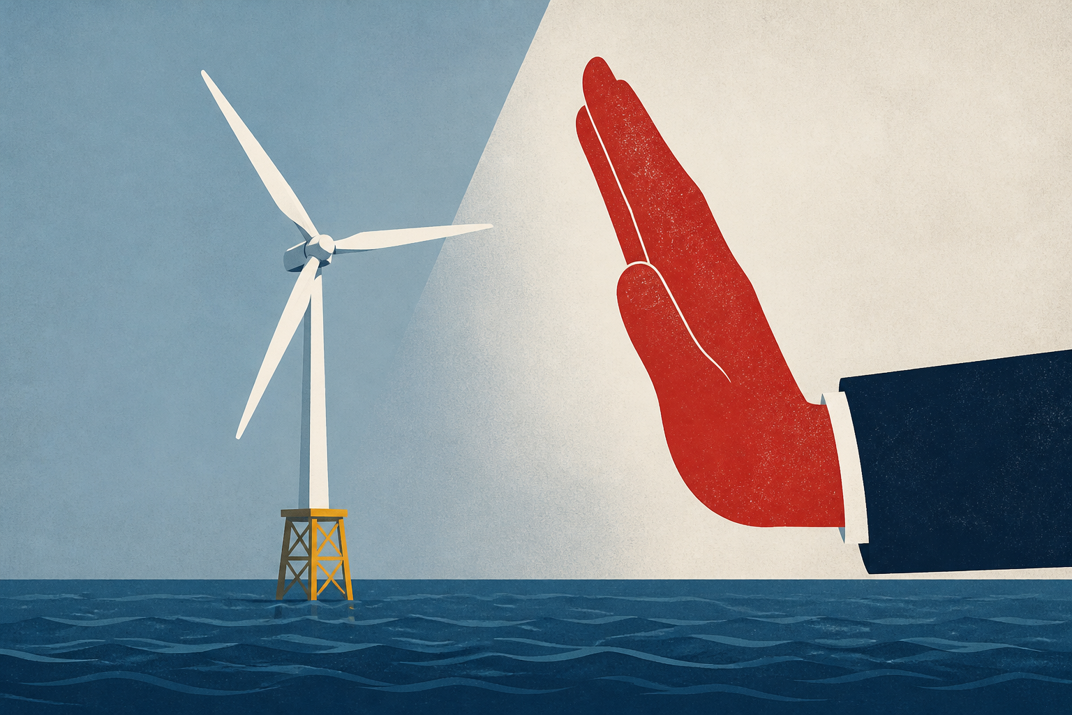 Trump goes after an offshore wind farm that’s already…