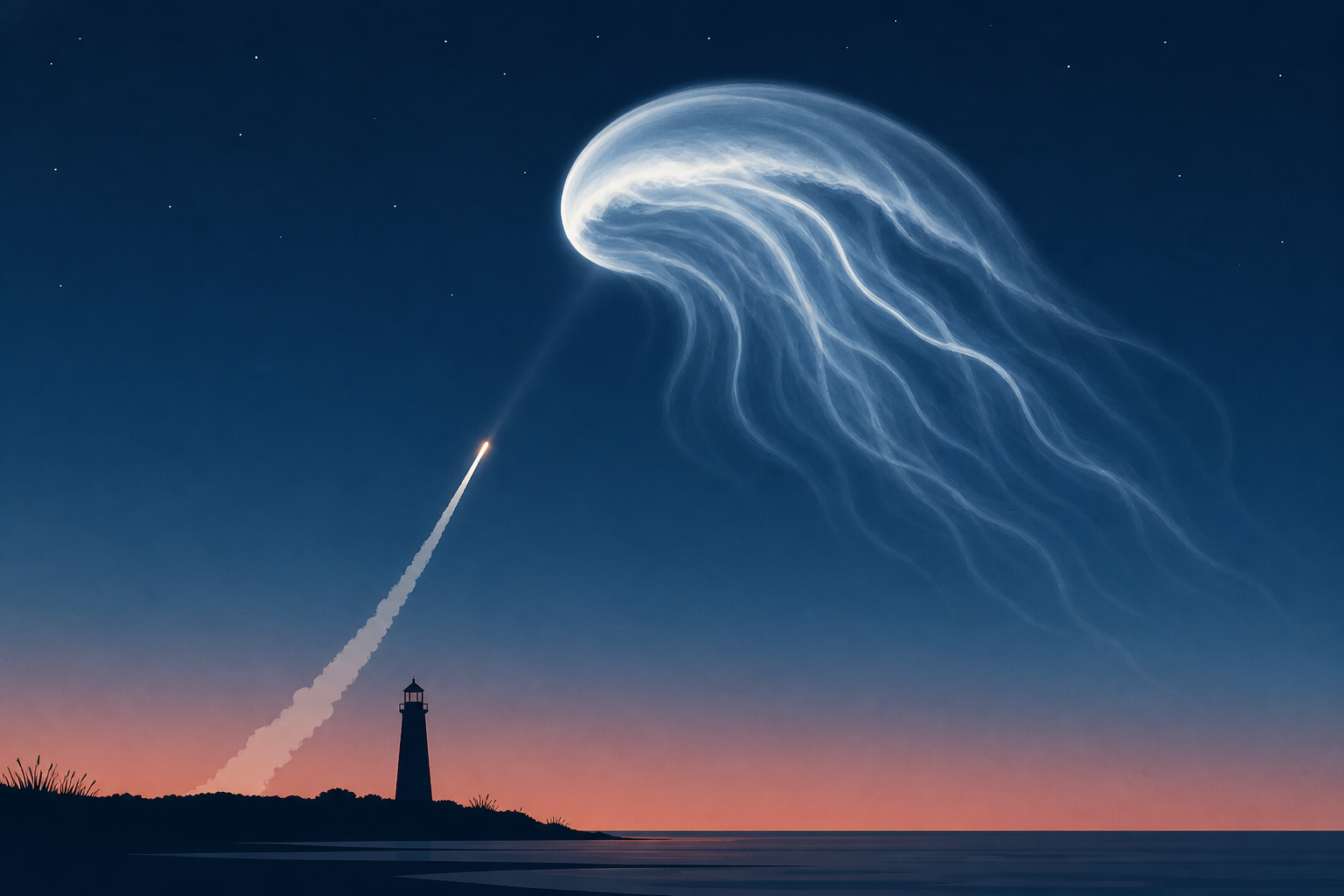 SpaceX launch creates ‘space jellyfish’ over Grand Isle, Southeast