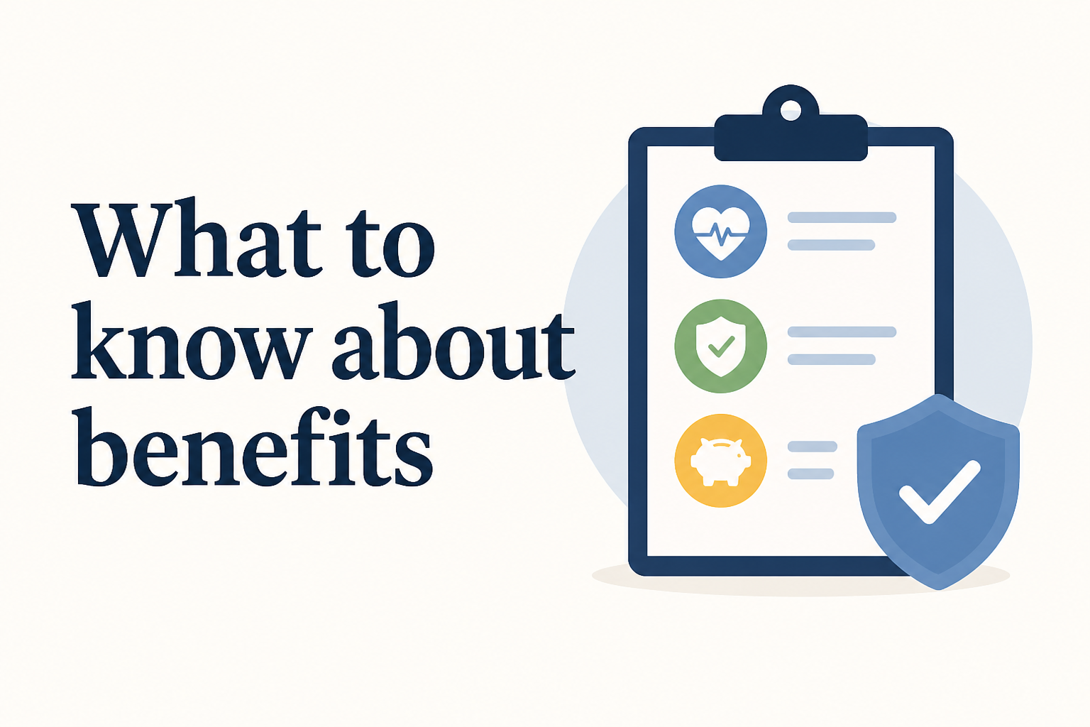 What to know about benefits