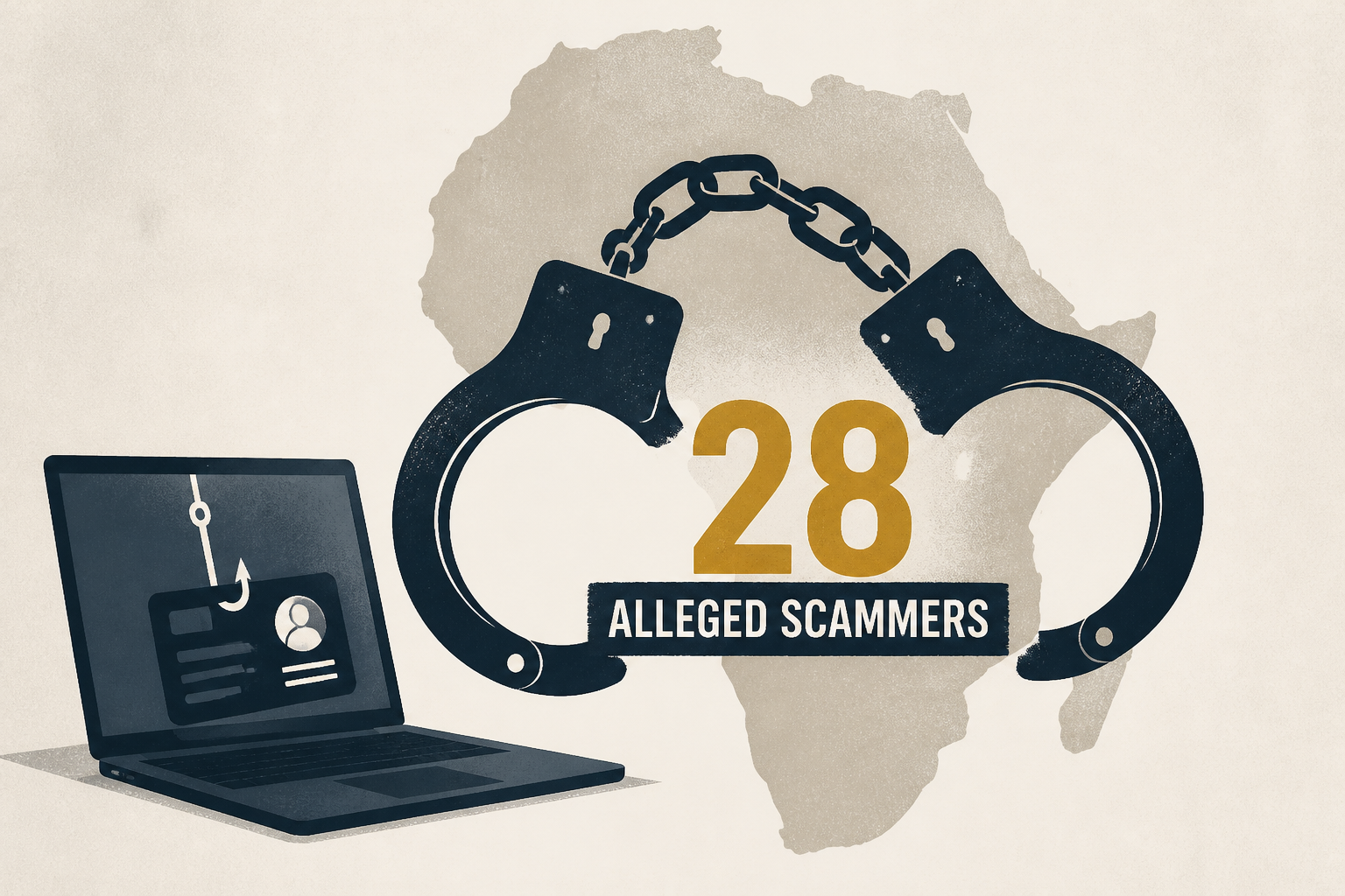 Justice Department arrests 28 alleged scammers in Africa