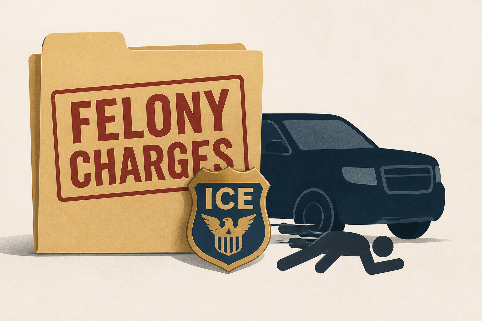 Texas prosecutor considering felony charges for ICE agent who ran over man