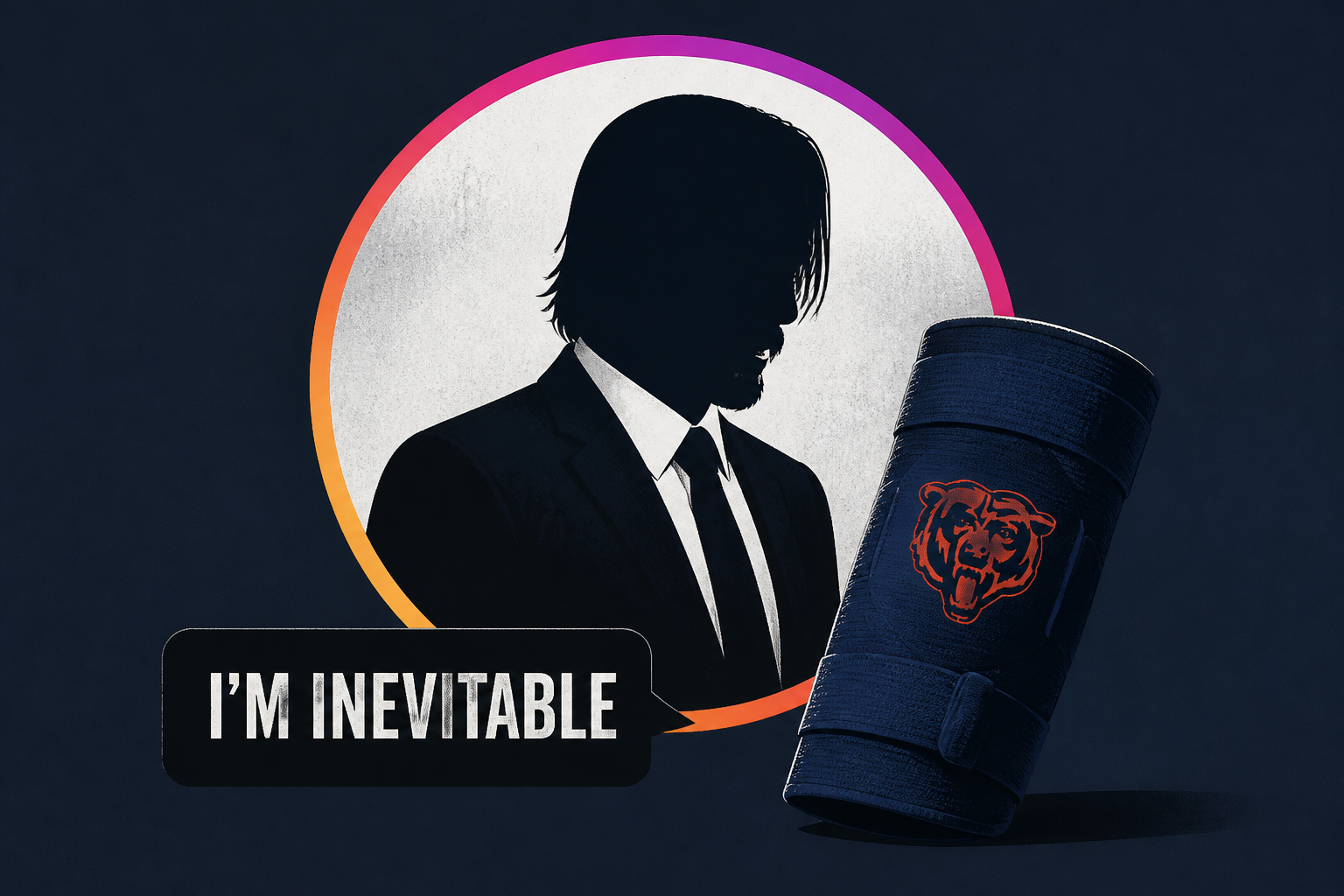 Bears' Caleb Williams Changes IG Profile Photo to John Wick Amid Injury Rehab, 'I'm Inevitable'