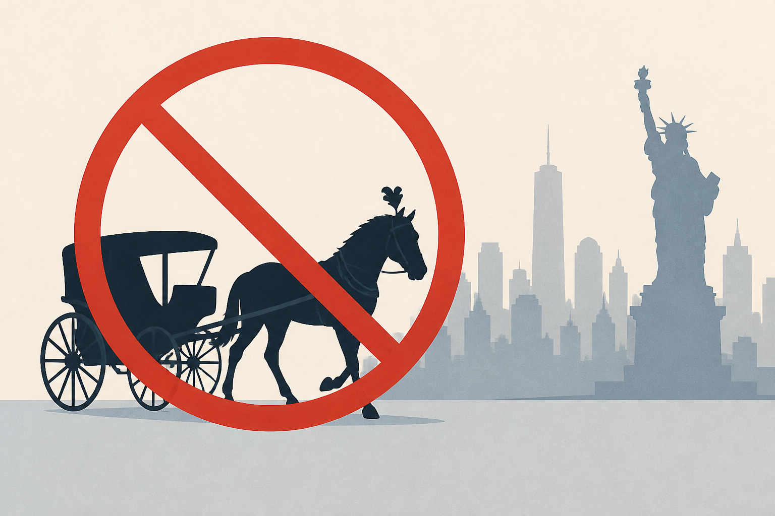 New York City moves to ban horse-drawn carriages