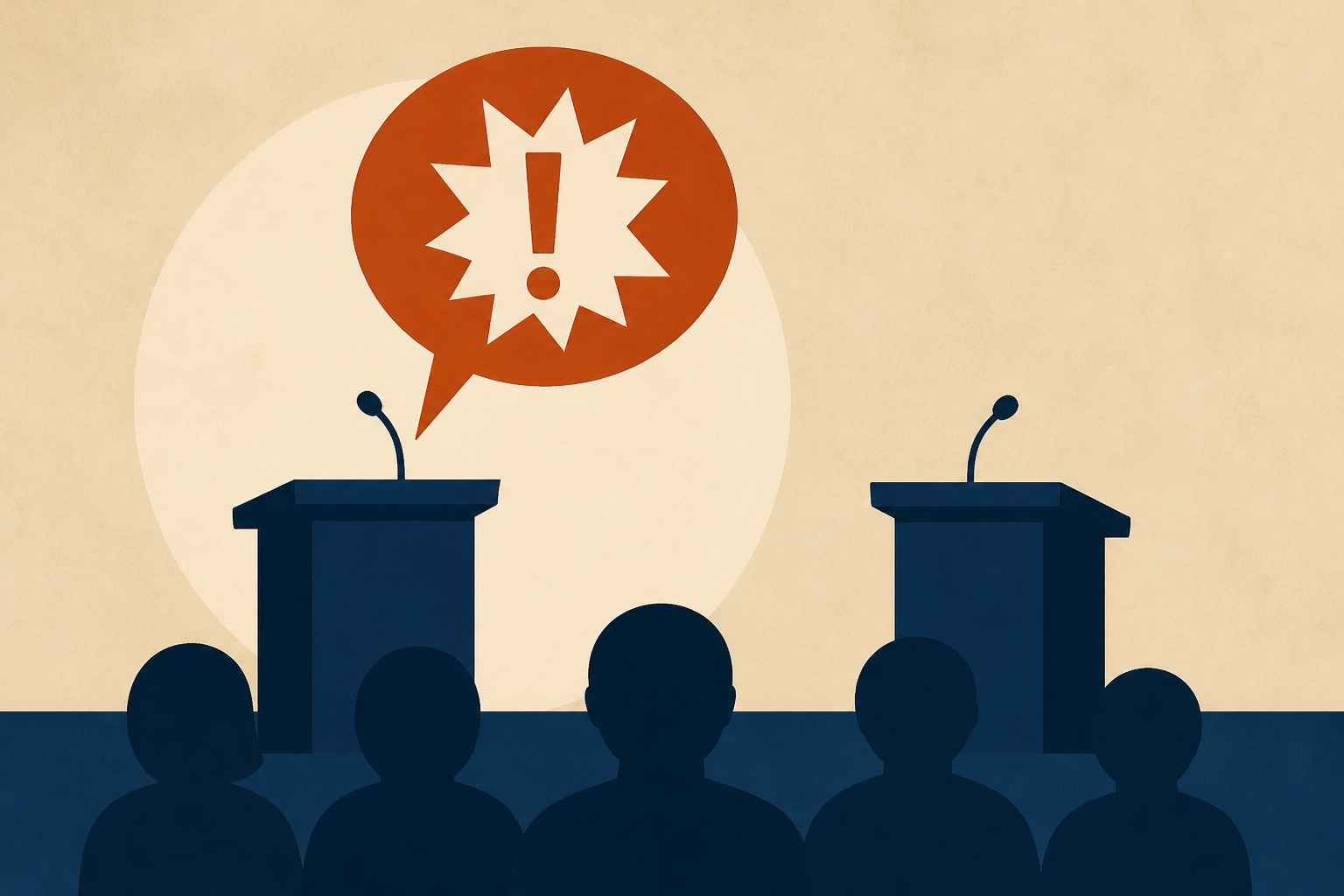 Andy Harris scolds audience during 1st District debate with Dan Schwartz