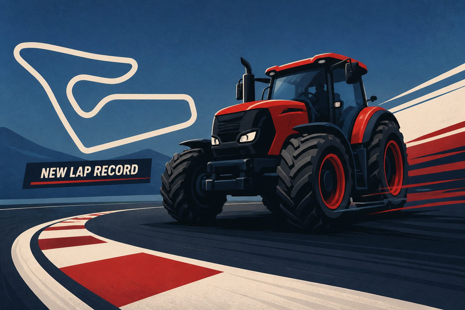 This 245-HP Farm Tractor Just Set a Lap Record at the Red Bull Ring