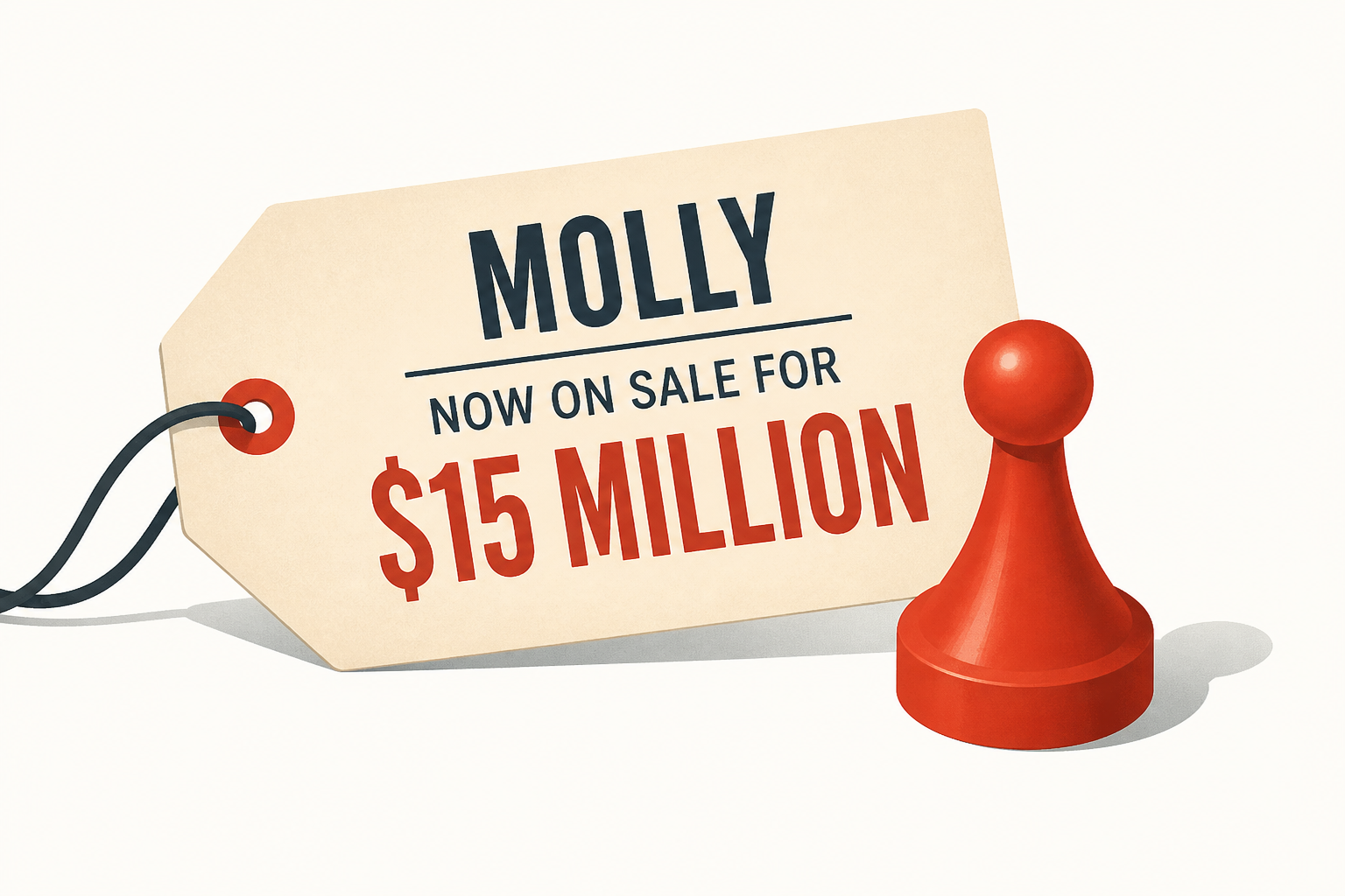 Brooklyn shop Art of Play says Molly is now on sale for $15 million