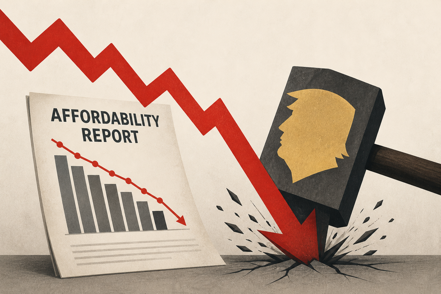 Trump Dealt Crushing Blow by Brutal Affordability Report
