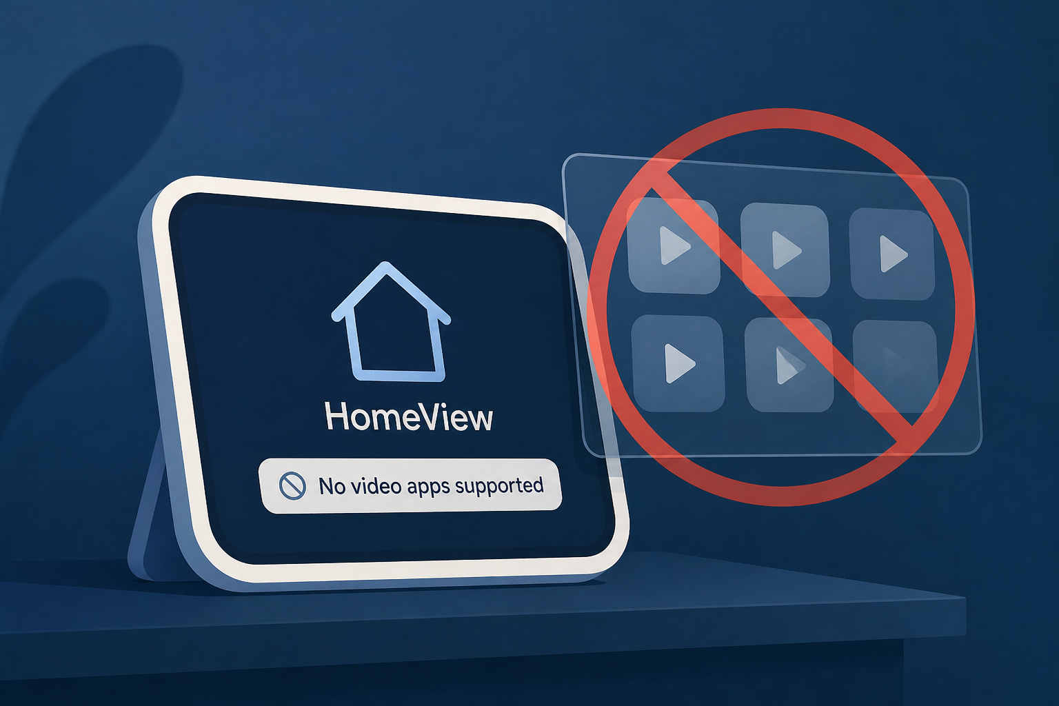 HomeView doesn’t natively support any video apps yet - not even Apple’s