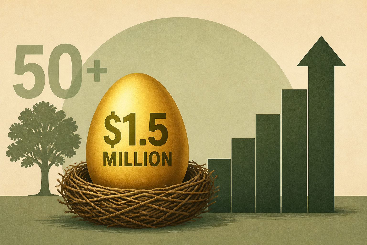 The average 50-something is now worth $1.5 million