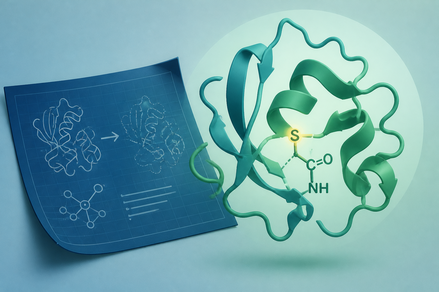 De novo design of cysteine proteases